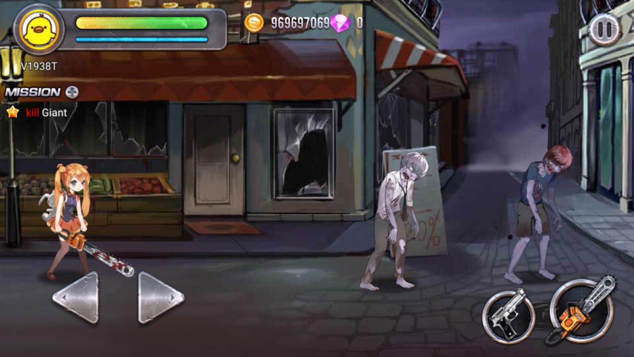 僵尸少女殺手游戲破解版