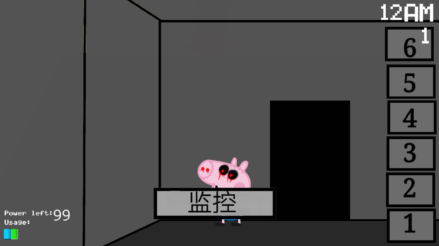 小豬佩奇的午夜陰間冒險：Five Night At Peppa Pig 2