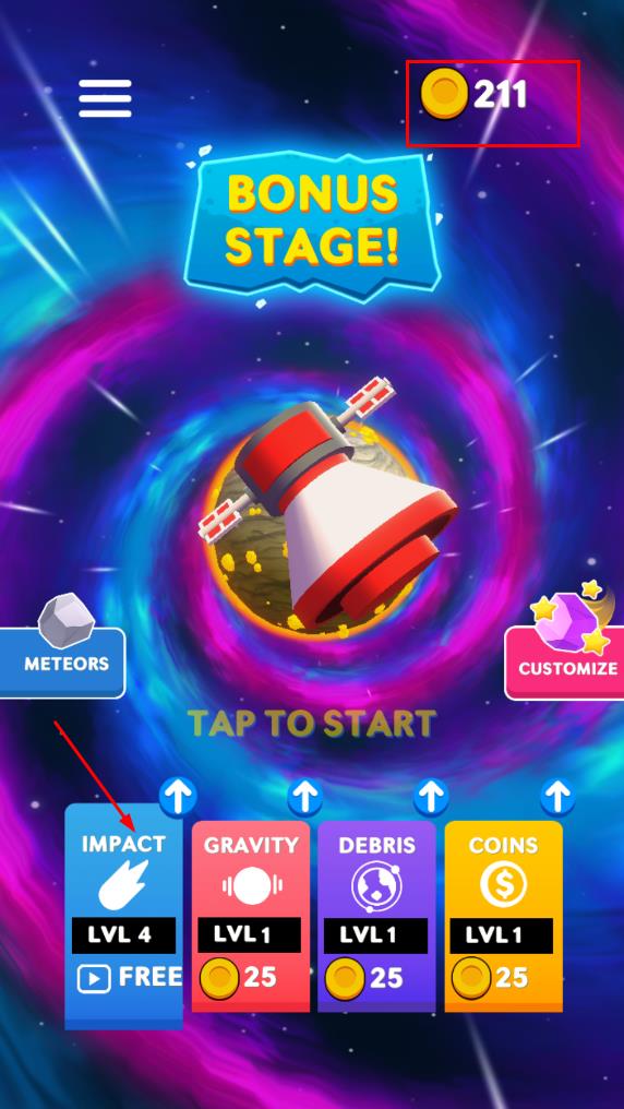 流星攻擊游戲修改版