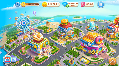小鎮(zhèn)大廚無限金幣鉆石破解版（餐廳全解鎖）v3.12.1安卓版