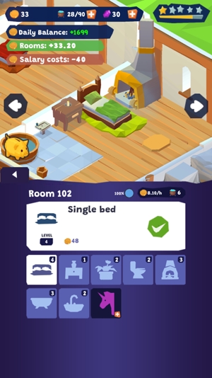 帝國大亨空閑旅館破解版最新版Idle Inn Tycoon