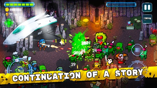 太空僵尸射手最新版(Zombie In Space)