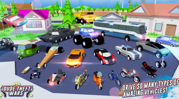 沙盒模擬器《Dude Theft Wars》正式版