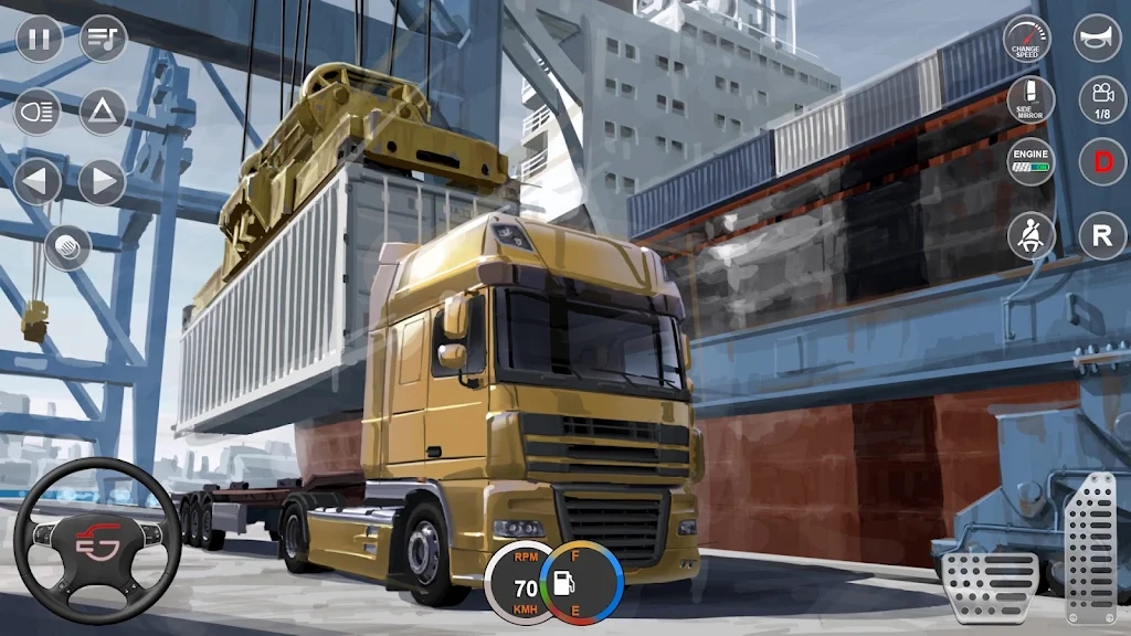 City Euro Truck Simulator 3d.