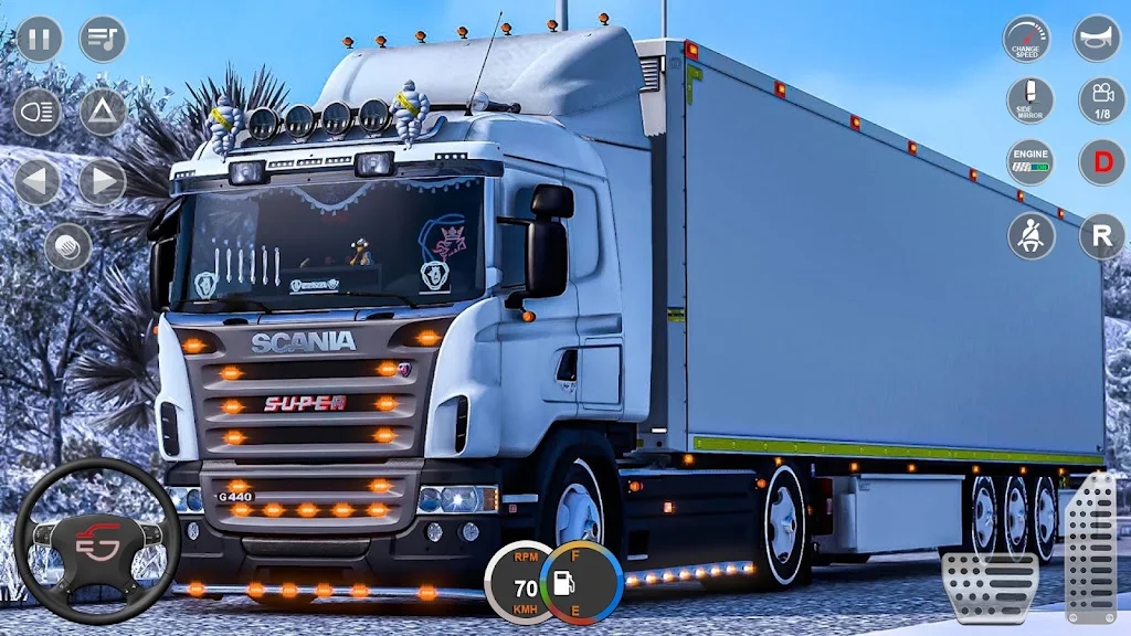 City Euro Truck Simulator 3d.