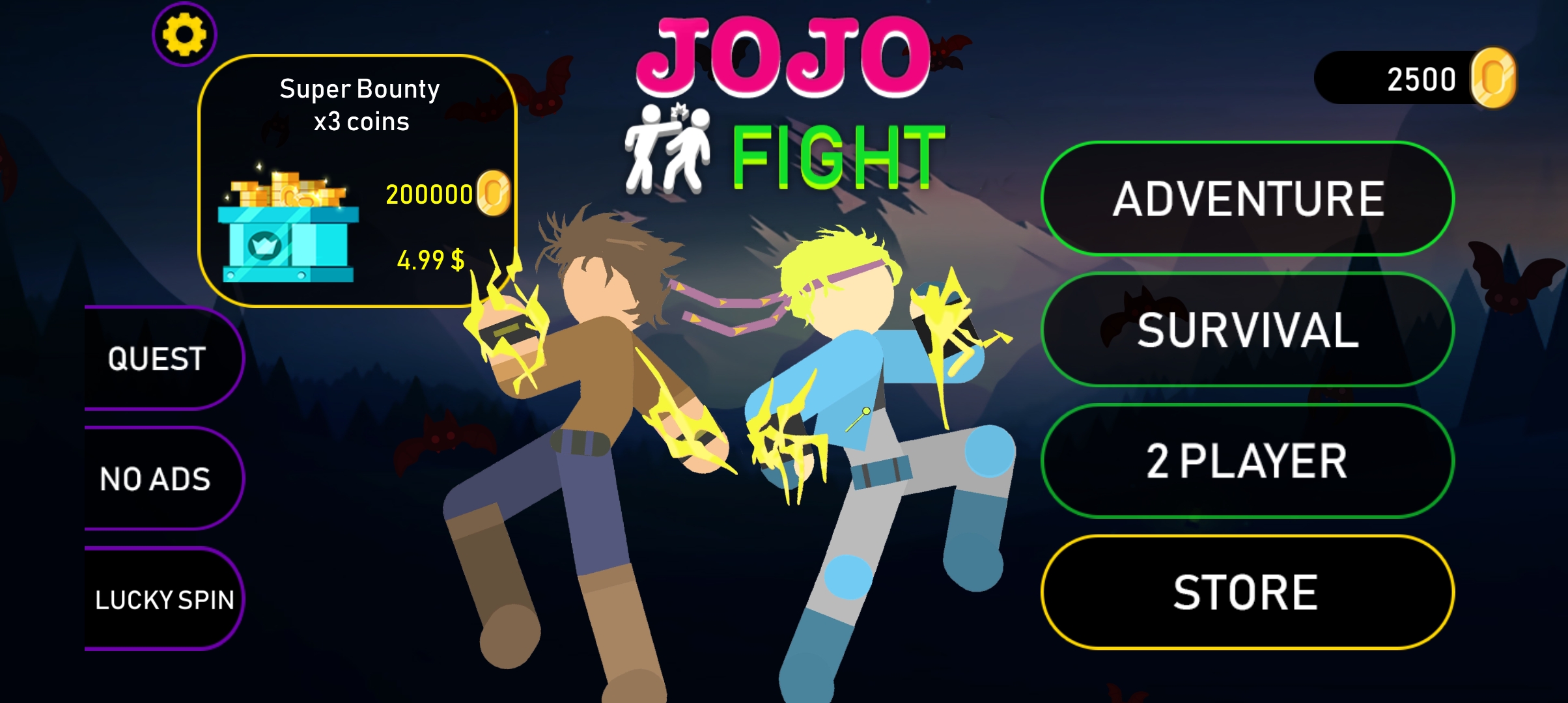 JOJO格斗游戲更新