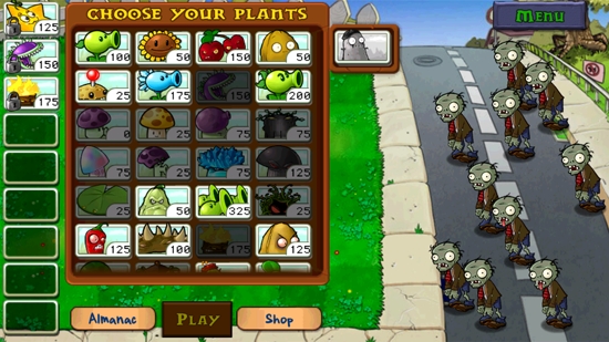 植物大戰(zhàn)僵尸free漢化版0陽光無冷卻(全通關(guān)存檔)