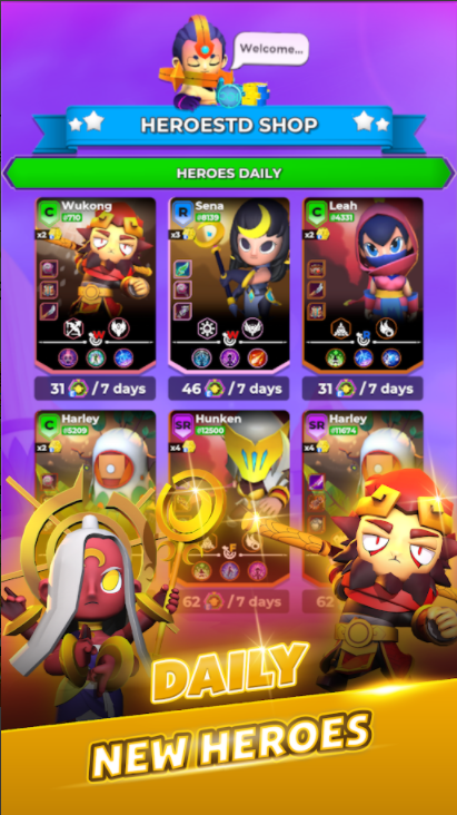 英雄塔防官方版 (HeroesTD)