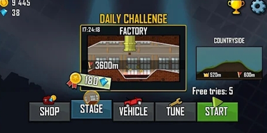 登山賽車最新版本(Hill Climb Racing)
