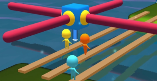 橡皮人快跑官方版(Toy Race 3D)