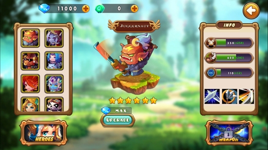 英雄防御幻想（強制購買英雄）破解版