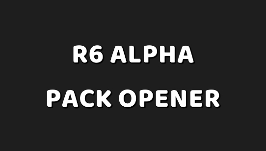 彩虹6號(hào)開包模擬器官方版(Alpha Pack Opener)