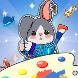 彩色涂鴉樂園小游戲