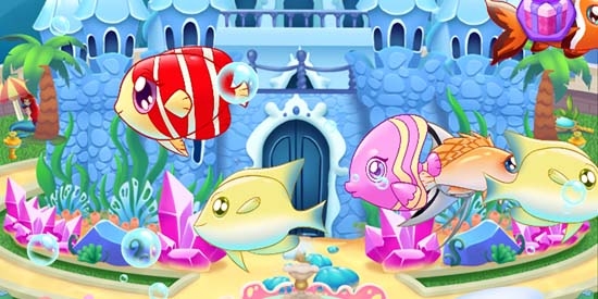 水族館三消比賽最新版(Ocean Fish Aquarium Match 3)