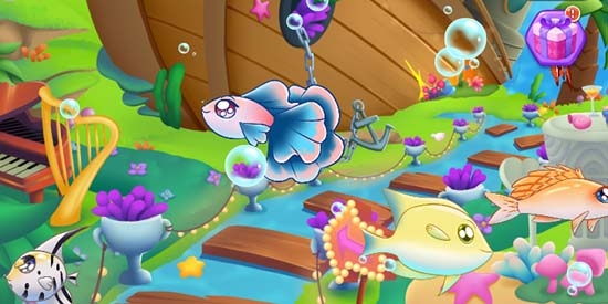 水族館三消比賽最新版(Ocean Fish Aquarium Match 3)
