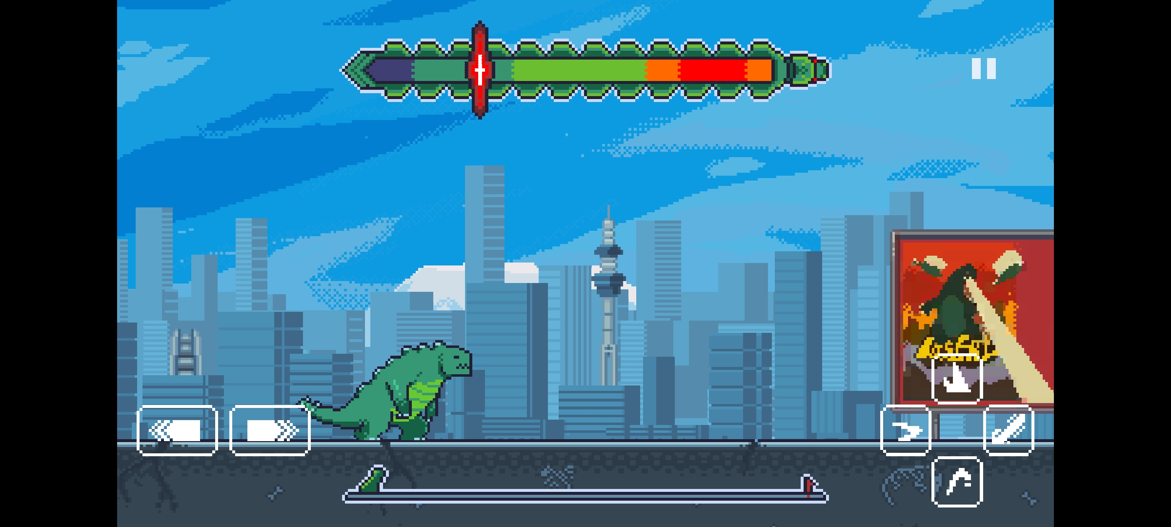 Laser Lizard哥斯拉無廣告版游戲