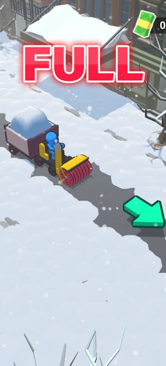 雪地清理工