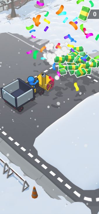 雪地清理工