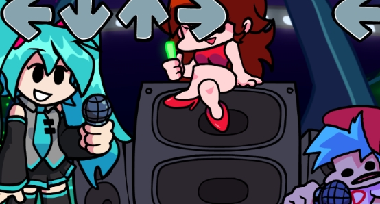 Friday Night Funkinfnf游戲初音mod版