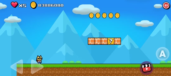 超級(jí)貓冒險(xiǎn)無限金幣版Super Cat Adventure