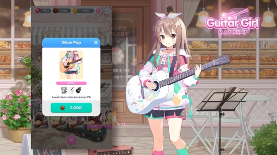 吉他少女三消游戲最新版(Guitar Girl Match 3)