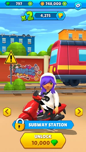 地鐵踏板車(chē)2官方版(Subway Scooters 2)