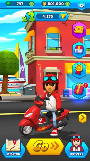 地鐵踏板車(chē)2官方版(Subway Scooters 2)
