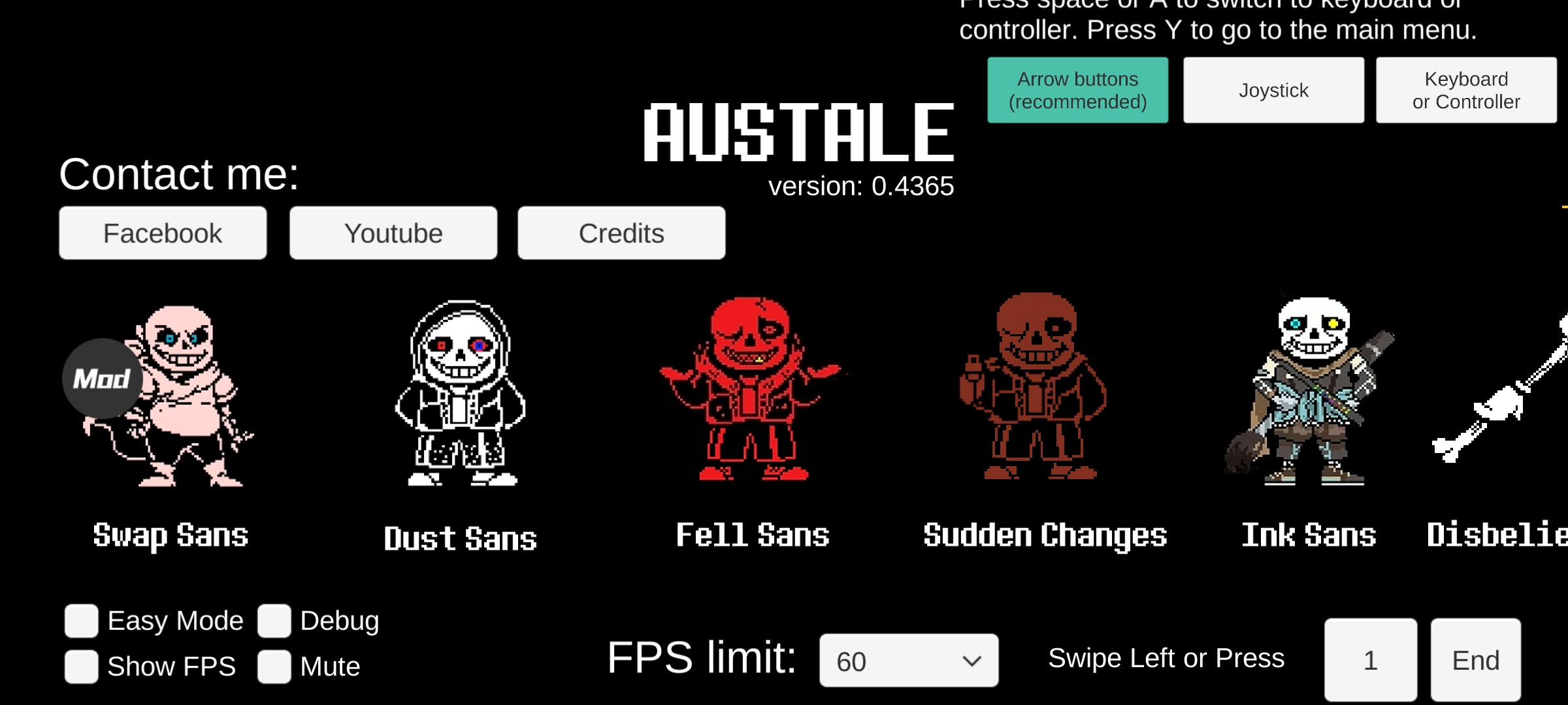 AUSTALE：傳說之下修改版