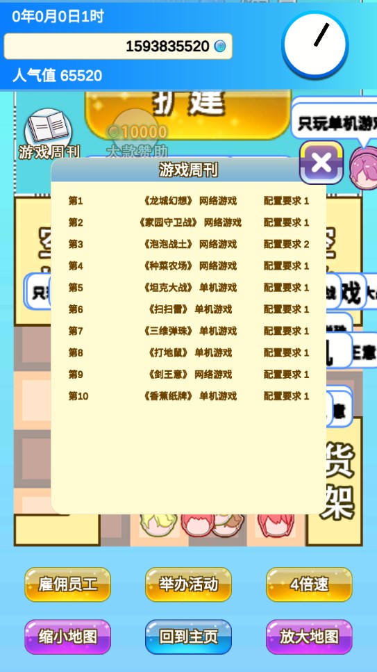 開一家游戲店