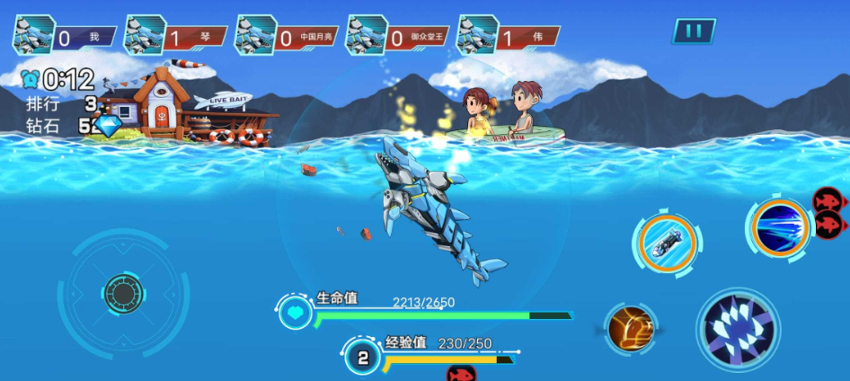 機械鯊魚海怪模擬器