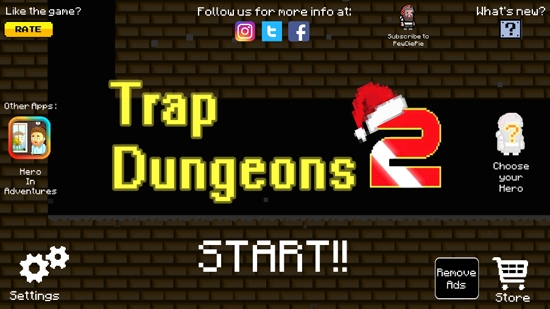 史上最難的復(fù)古游戲2最新破解版(Trap Dungeons 2)