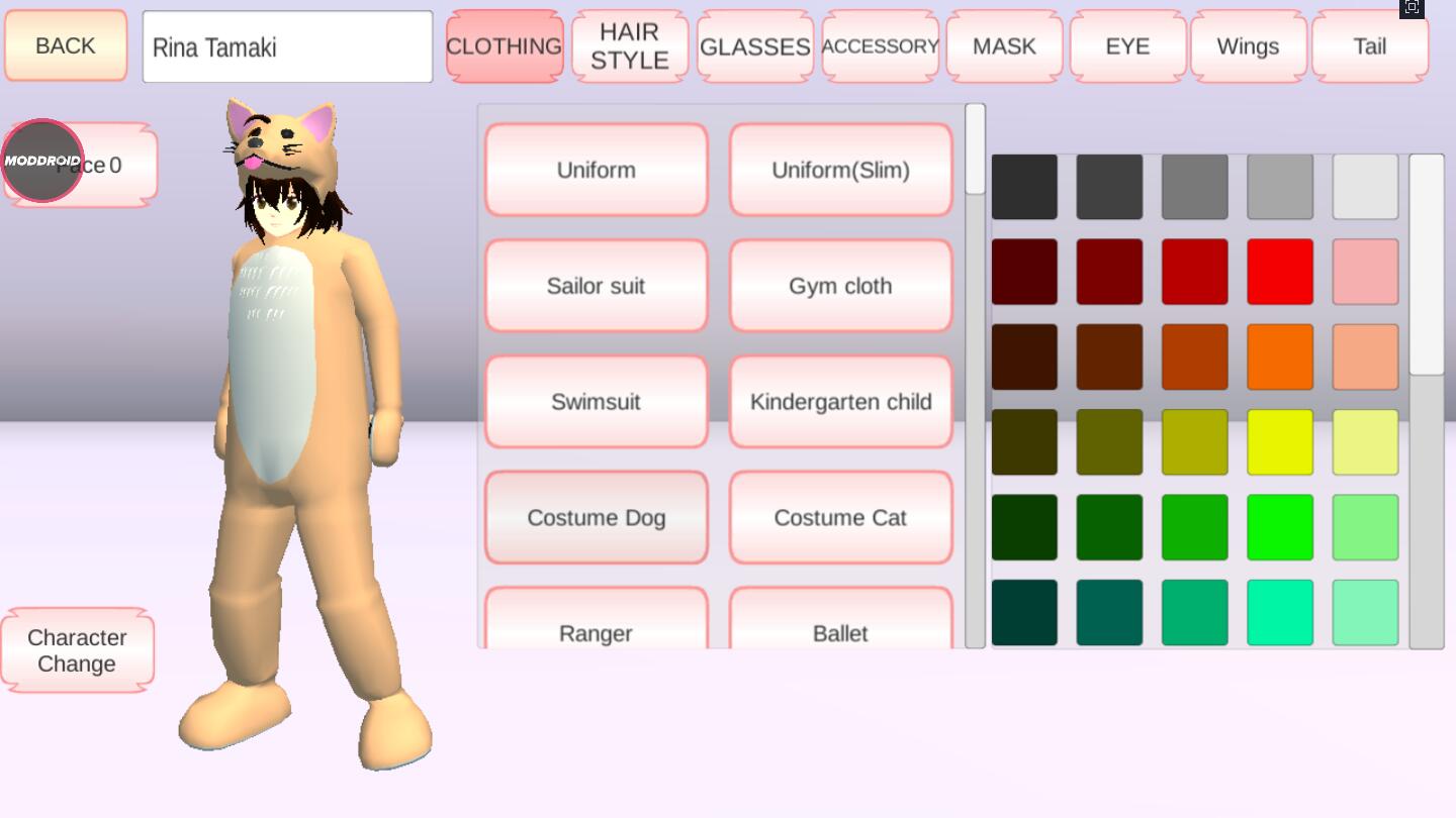 SAKURA School Simulator解鎖全服裝版