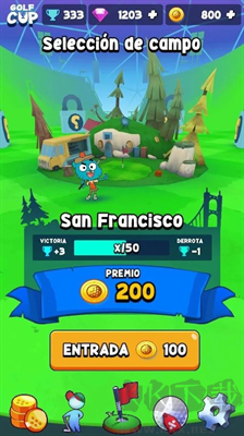 卡通高爾夫明星 v1.2.7 漢化版