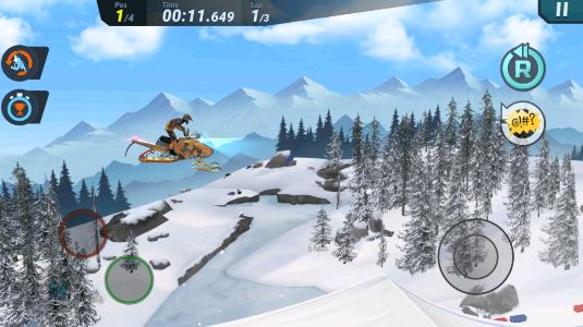 瘋狂雪地摩托游戲(Snocross)