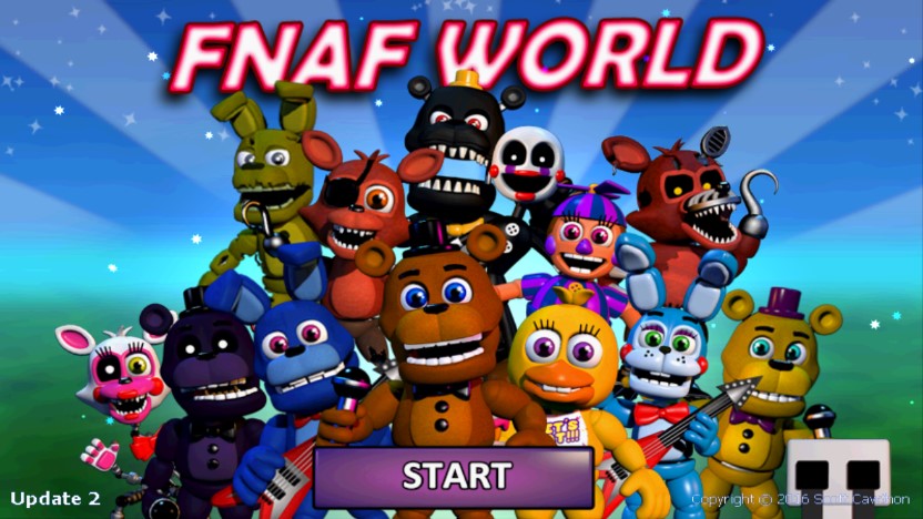 FNaF World玩具熊五夜后宮Q版MOD