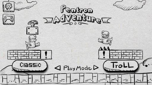 Pentron超級(jí)瑪麗灰白鎖定無限子彈版