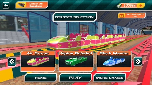 Roller Coaster Simulator Pro過山車模擬器解鎖全部關(guān)卡版