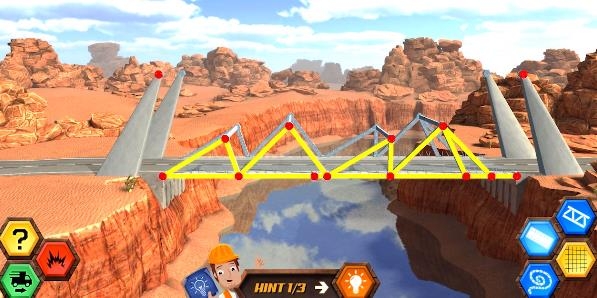 造橋鬼才游戲(Poly Bridge)最新版