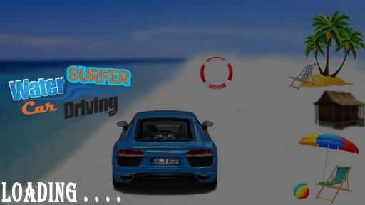 Water Surfer Car Driving浮動水汽車模擬器無限金幣版