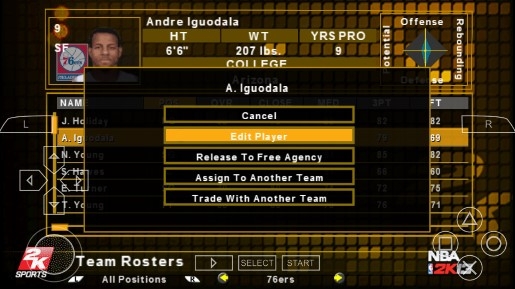 NBA籃球2K13psp手機版