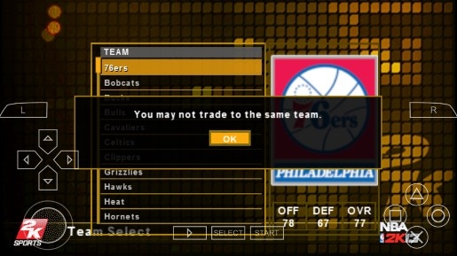 NBA籃球2K13psp手機版