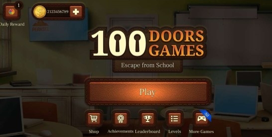100 Doors Games Escape from School100門游戲逃學(xué)無限金幣版