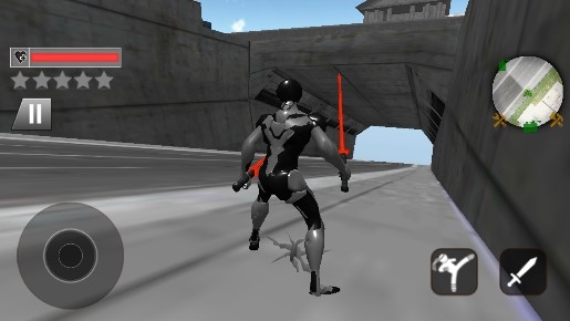 Ninja Robot Warrior Assassin Mad City Gang War忍者機器人破解版