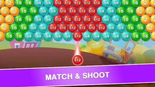 泡泡射擊2048球最新版(Bubble Shooter 2048 Ball)