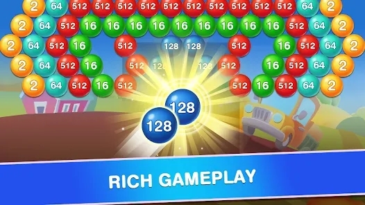 泡泡射擊2048球最新版(Bubble Shooter 2048 Ball)