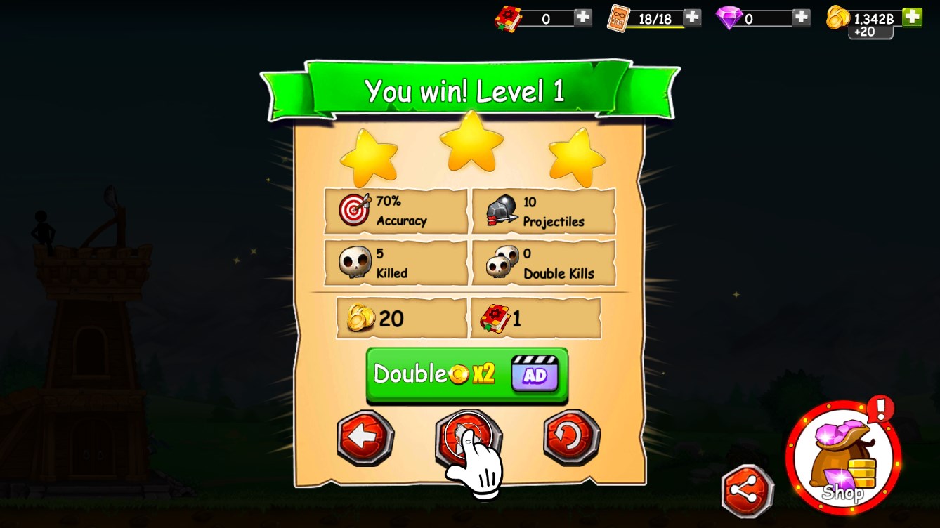 火柴人守衛(wèi)城堡2破解版