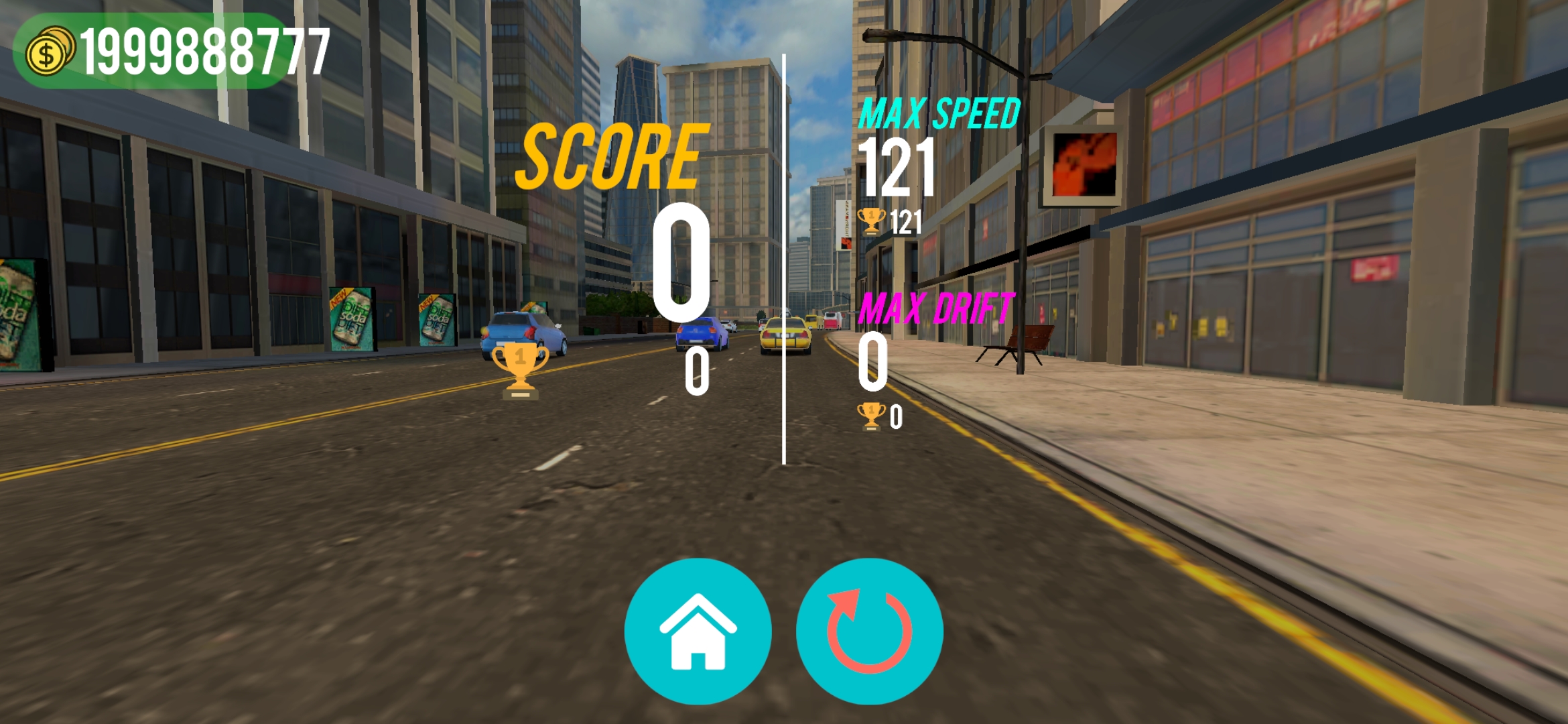 《Racing in Car 2021破解版》