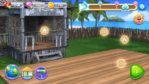 Space Decor Island房間裝飾島嶼金幣鉆石增版