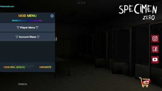 Specimen Zero 內(nèi)置菜單版