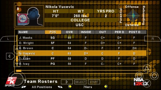 NBA 2K13 PSP手機版